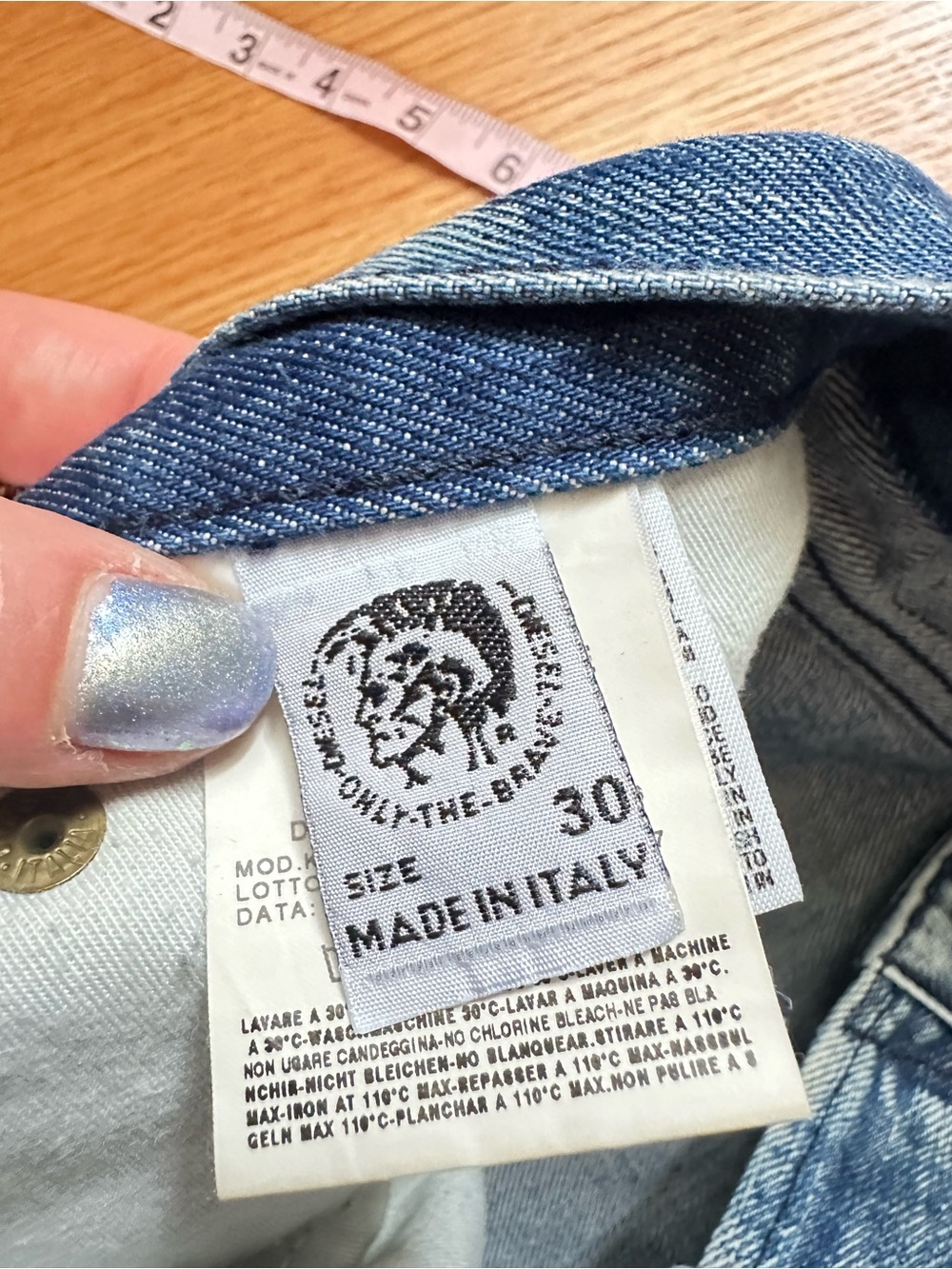 Vintage Diesel Industry Kratt Jeans Y2K Made Italy 30x29 2001 - Picture 10 of 13